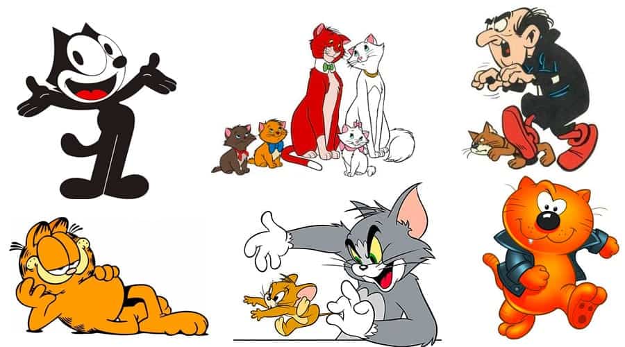 famous cat names - cartoon cats